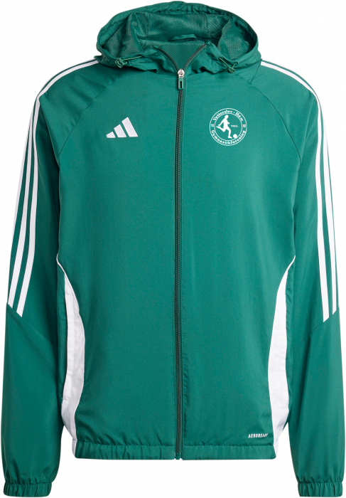 Adidas - Vhg Wind Breaker Jacket - Team Dark Green & biały