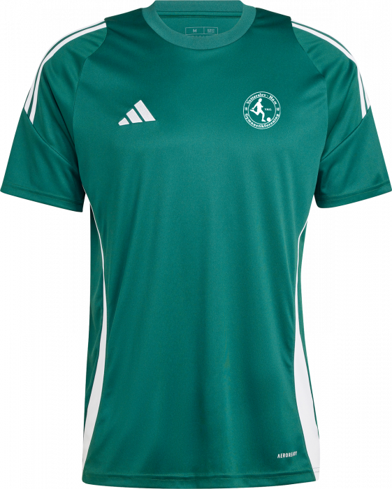 Adidas - Vhg Trænings T-Shirt - Team Dark Green & hvid